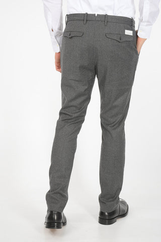 slim fit belt loops trousers