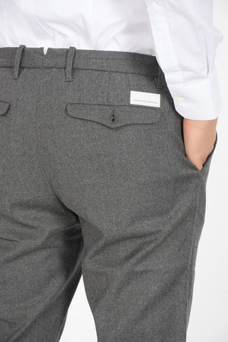 slim fit belt loops trousers