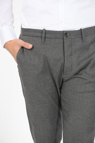slim fit belt loops trousers