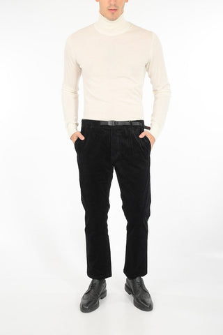 corduroy belt loops trousers