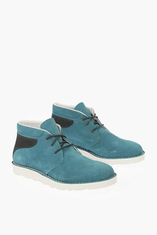 Suede Leather Lace Shoes