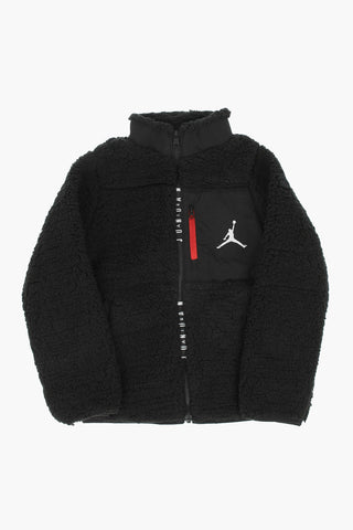 AIR JORDAN Logo Embroidered SHERPA Jacket