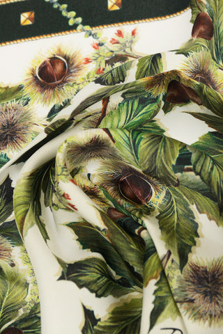 Silk Floral Scarf