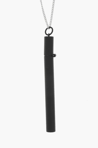 Necklace with Cigarette Case Pendant