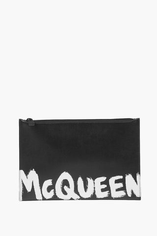 Leather Pouch with Front-Logo