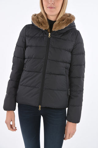 hooded ROISIN down jacket