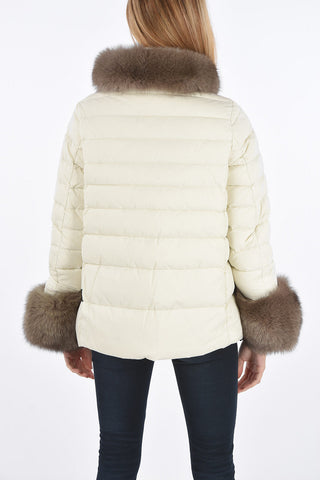 detachable real fur trim KERRIN down jacket