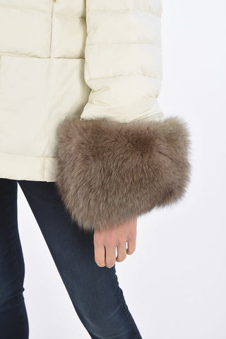 detachable real fur trim KERRIN down jacket
