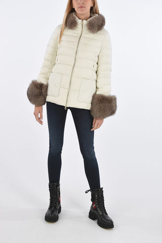 detachable real fur trim KERRIN down jacket