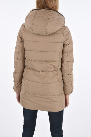 detachable real fur trim CARYS down jacket