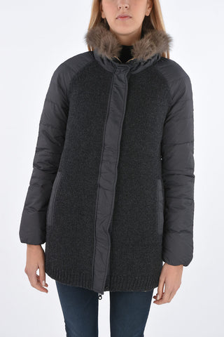reversibile KAYTRIA-ERRE down jacket with removable fur
