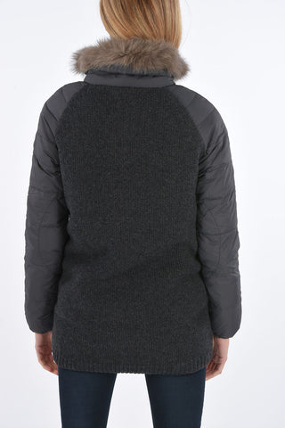 reversibile KAYTRIA-ERRE down jacket with removable fur