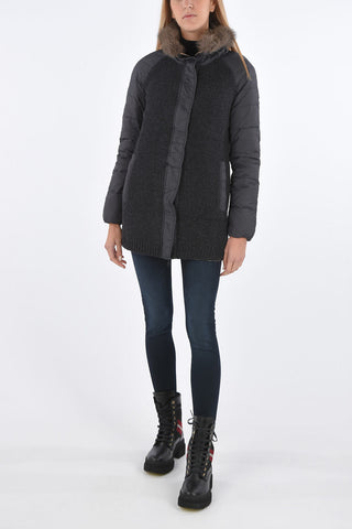 reversibile KAYTRIA-ERRE down jacket with removable fur