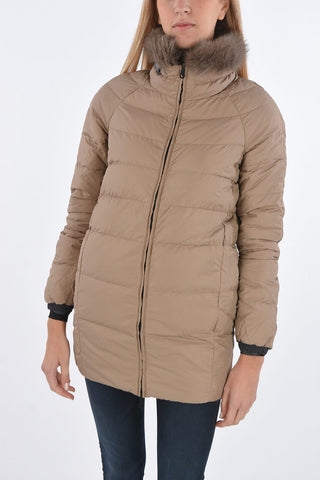 reversibile KAYTRIA-ERRE down jacket with removable fur