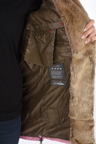 hooded CARYS down jacket