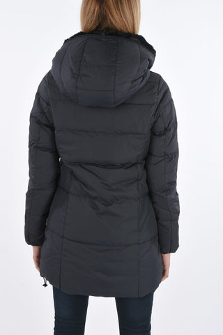 detachable real fur trim ARWEN down jacket