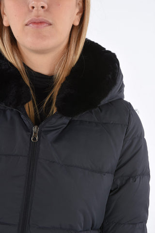 detachable real fur trim ARWEN down jacket
