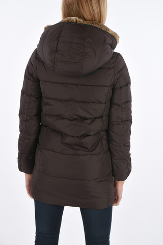 detachable real fur trim CARYS down jacket