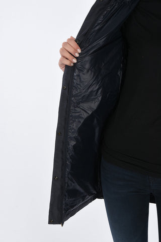 detachable real fur trim CAITLIN down jacket