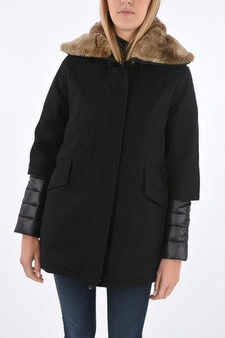 Fox Fur Application EILISH Unstructured Down Jacket