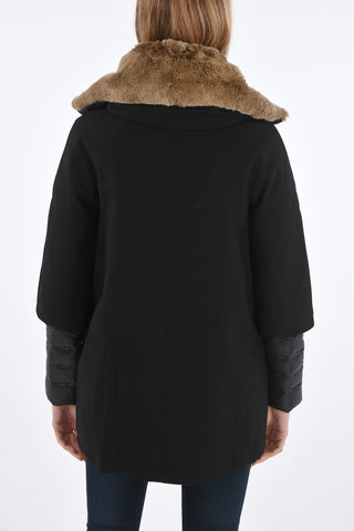 Fox Fur Application EILISH Unstructured Down Jacket