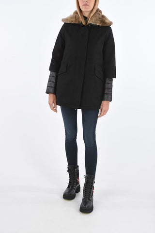 Fox Fur Application EILISH Unstructured Down Jacket