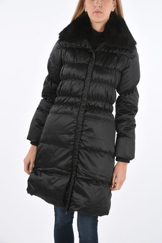 hidden closure CRISEIDEDUE long down jacket