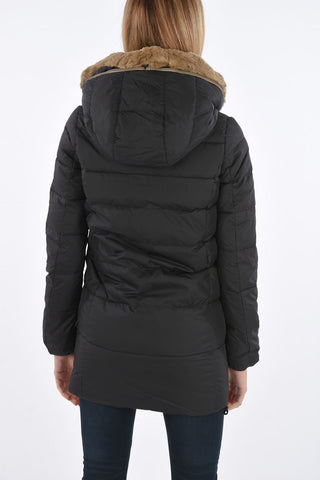 detachable real fur trim CARYS down jacket