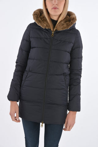 detachable real fur trim CARYSDUE down jacket