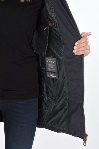 detachable real fur trim CARYSDUE down jacket