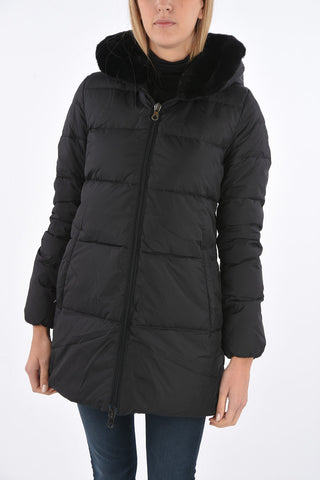 removable fur ARWEN down jacket
