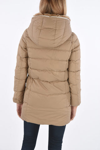 detachable real fur trim CARYSDUE down jacket