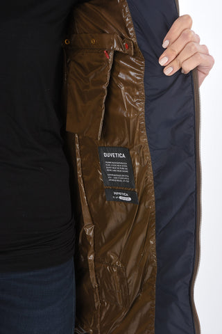 detachable real fur trim CARYSDUE down jacket
