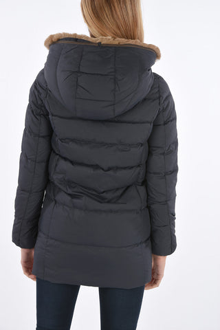 detachable real fur trim CARYSDUE down jacket