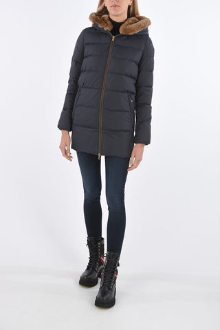 detachable real fur trim CARYSDUE down jacket