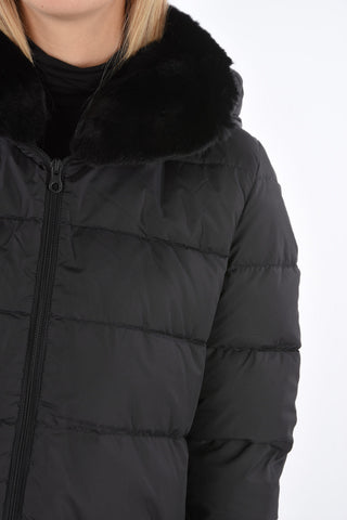 detachable real fur trim CARYSDUE down jacket