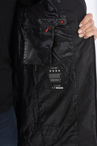 detachable real fur trim CARYSDUE down jacket