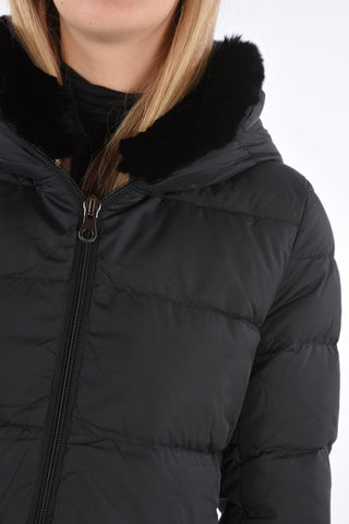 detachable real fur trim ARWEN down jacket