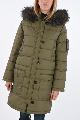 hooded CORCIRA down jacket