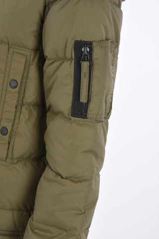 hooded CORCIRA down jacket