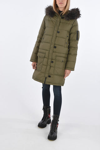 hooded CORCIRA down jacket