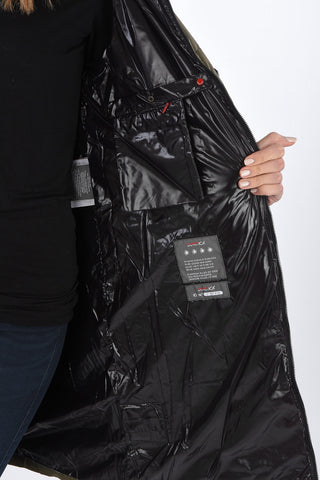 hooded CORCIRA down jacket