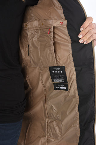 detachable real fur trim CARYSDUE down jacket