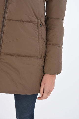 removable real fur ARWEN down jacket with hood