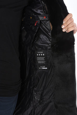 detachable real fur trim CARYS down jacket