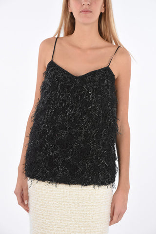 Glittered Sleeveless Top