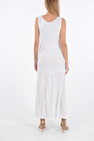 Embroidered Flared Dress