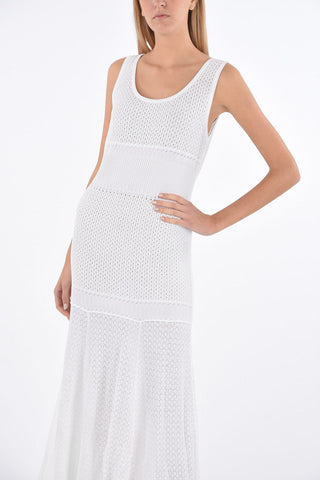 Embroidered Flared Dress