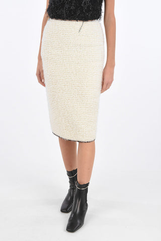 Under the Knee pencil Skirt with zip back closure