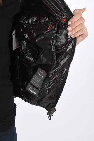 sleeveless GOCCIA down jacket with removable fur